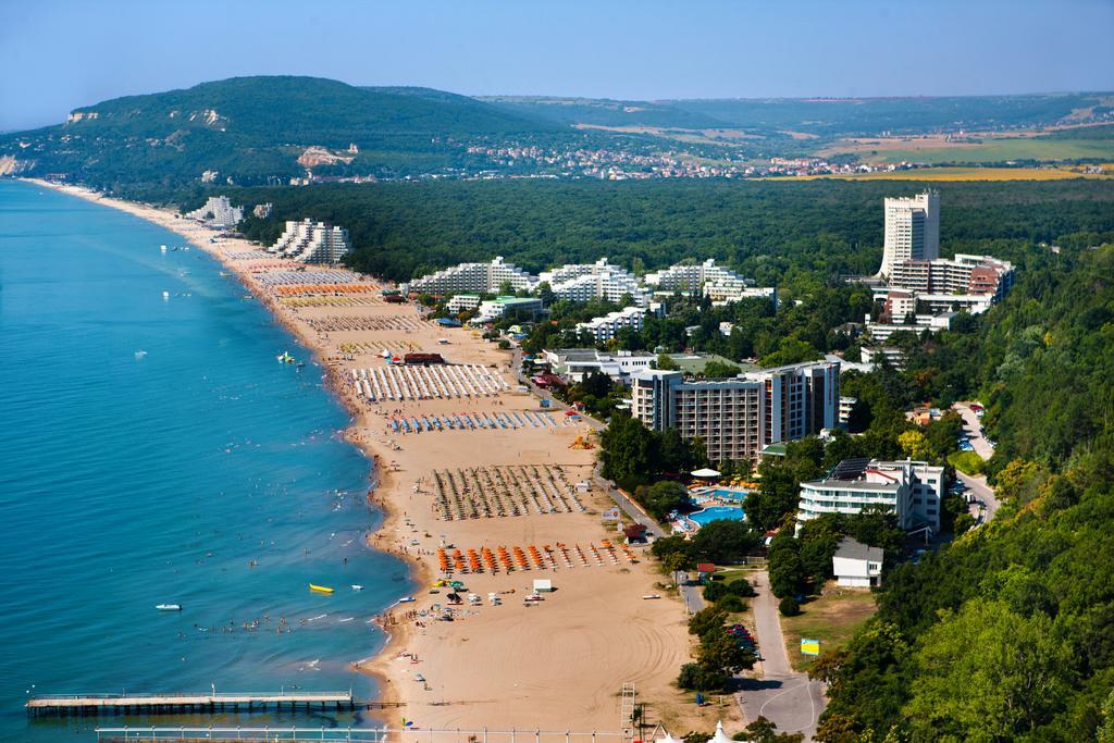 Hotel Slavuna Albena Exterior foto